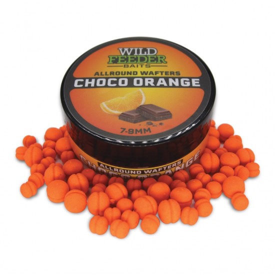 Wafters Wild Feeder Baits - Allround Choco-Orange 7-9mm